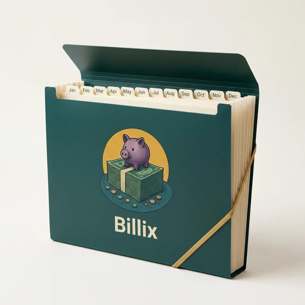 Billix Bill Organizer Folder