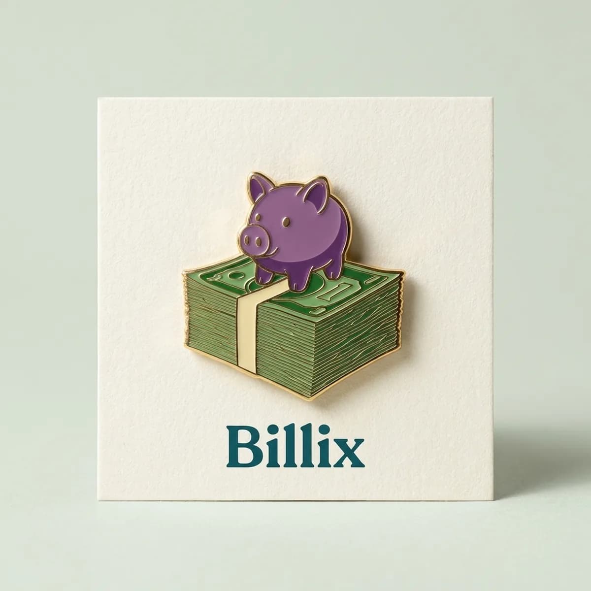 Billix Piggy Enamel Pin