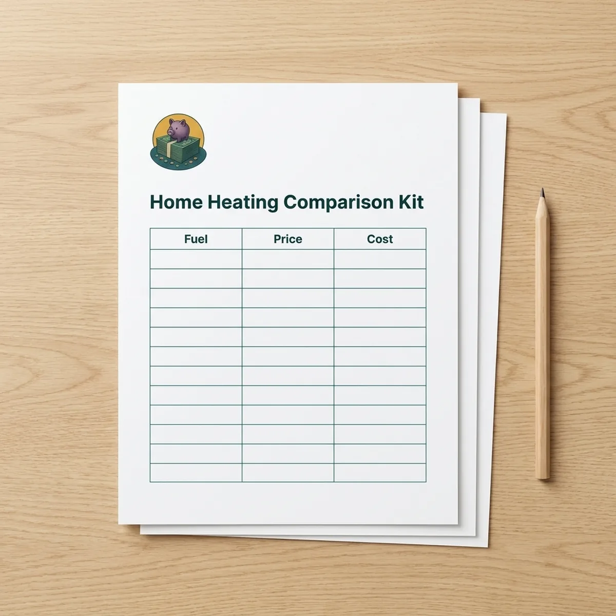 Home Heating Comparison Kit