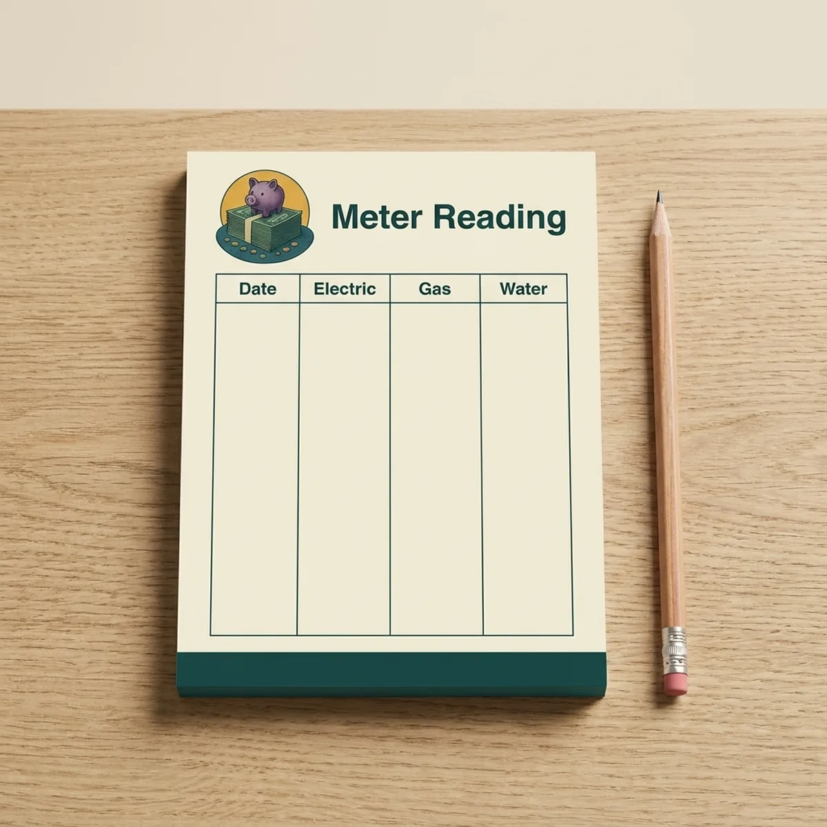 Meter Reading Notepad