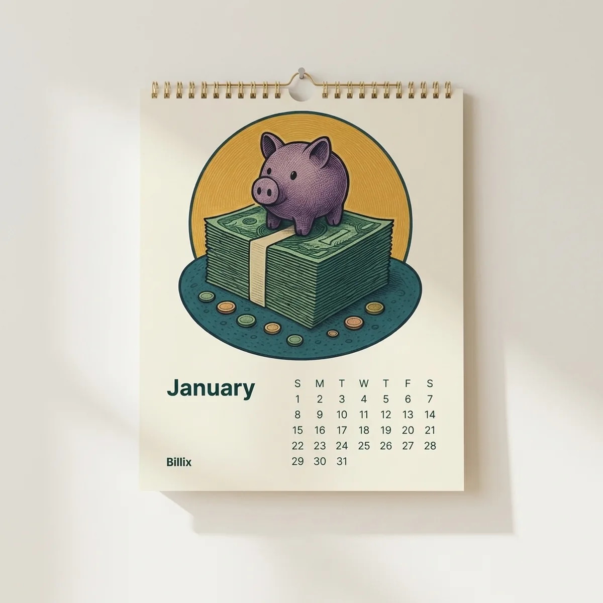 Billix Wall Calendar